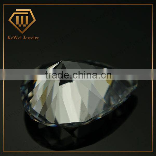 Beauty White 7.00mm Pear Shape CZ Cubic Zirconia Lab created Synthetic Loose Gemstone