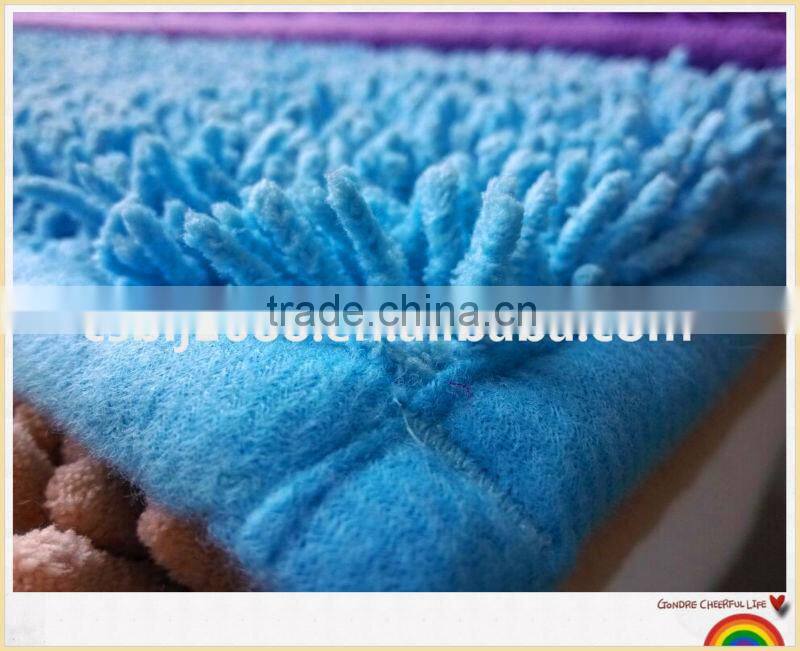 chenille mat with features of super absorption and soft touch