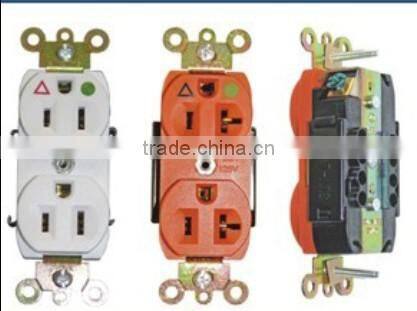UL Listed PC Material Residential Grade Straight Blade Duplex Receptacle/NEMA 5-20r Receptacle/NEMA 5-15r receptacle