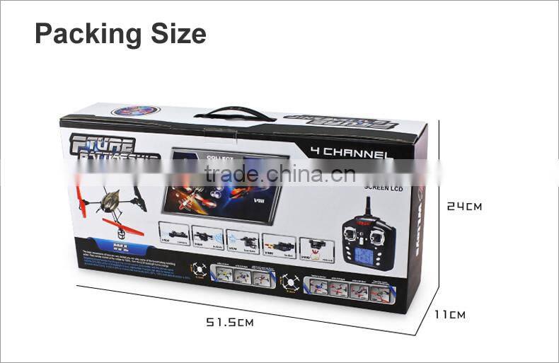 China Manufacture WL V979 2.4G 4 CH 3 axis UFO RC Helicopter with gyro Water jet