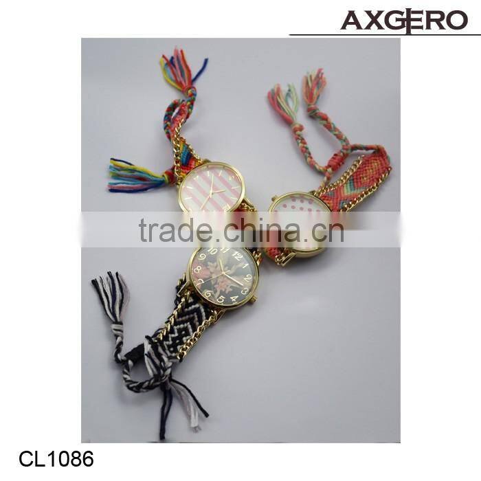 2016 Top sales China lady interchangeable strap watch