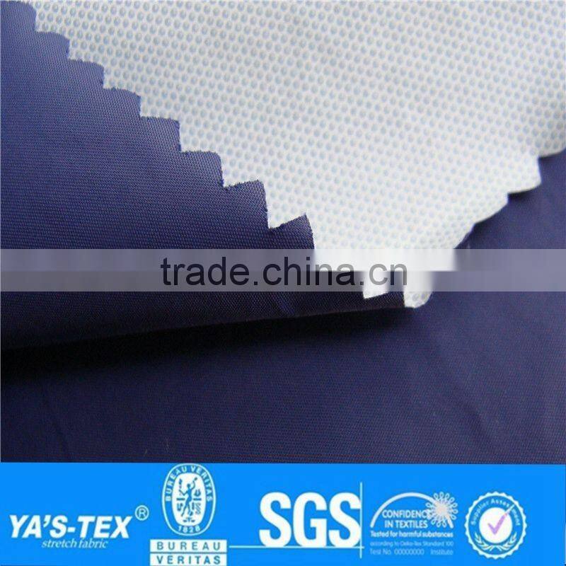 High Quality Water Resistant Nylon 4 Way Stretch TPU Bonded Fabric For Sportswear