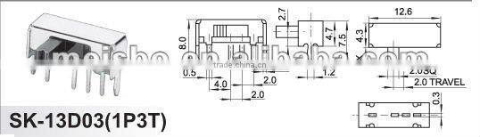 Mini on off single phase circuit breaker