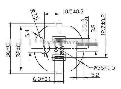 China 2 pins interchangeable plug ac adapter