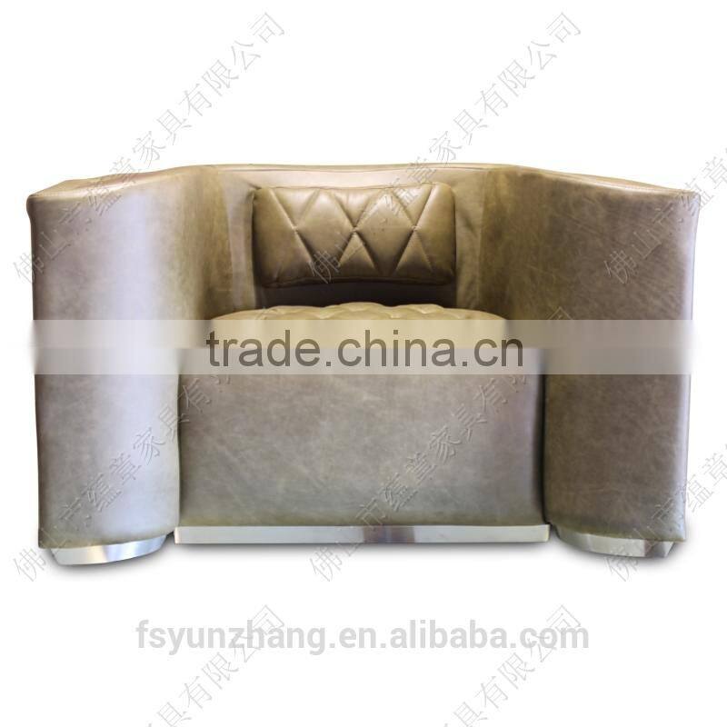 executive durable leather living sofa