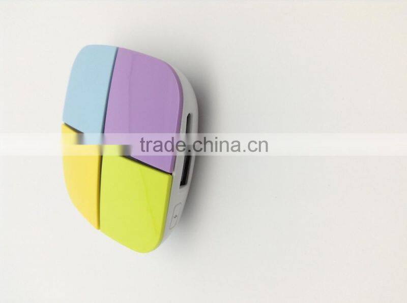 2015 New Design MultiColor Mini Size Power Bank