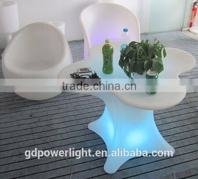 PE Plastic Bar Table with LED light and remote YXF-7871C