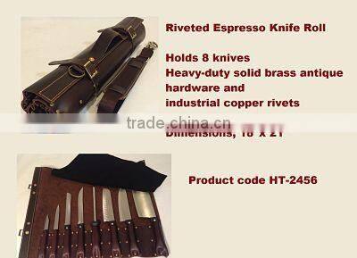 Reverted espresso chef knife Roll