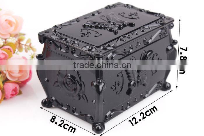 D16 ANPHY Cabinet Flower Pattern Storage Case With Mirror Jewelry Box Holder Display Stock
