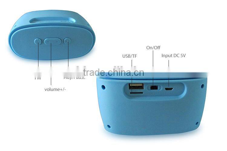 3 IN 1 Wireless Bluetooth Speaker with Shinning LED light Support FM radio Handsfree and TF card