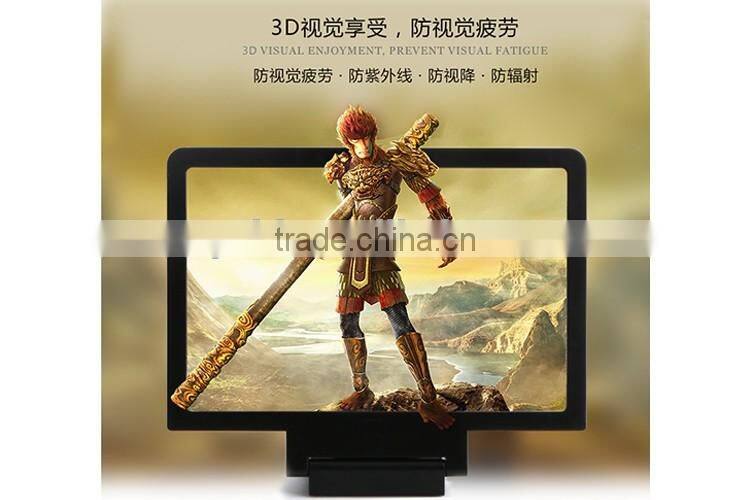8.2 Inch Large Tablet and Phone Screen Magnifier 3D Movie Amplifier Adjustable Bracket Enlarge Stand For Iphone6 6S 6plus 5s Sam