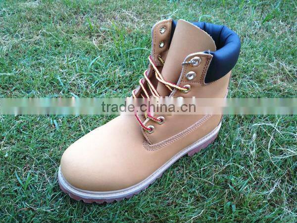 supply steel toe safety shoes wear-resisting protective shoe non slip leather safety boots wholesale work shoes