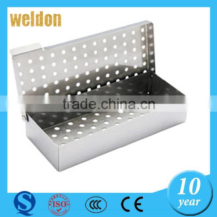 WELDON 2015 Charcoal Stainless Steel Gas Grill Smoker Box