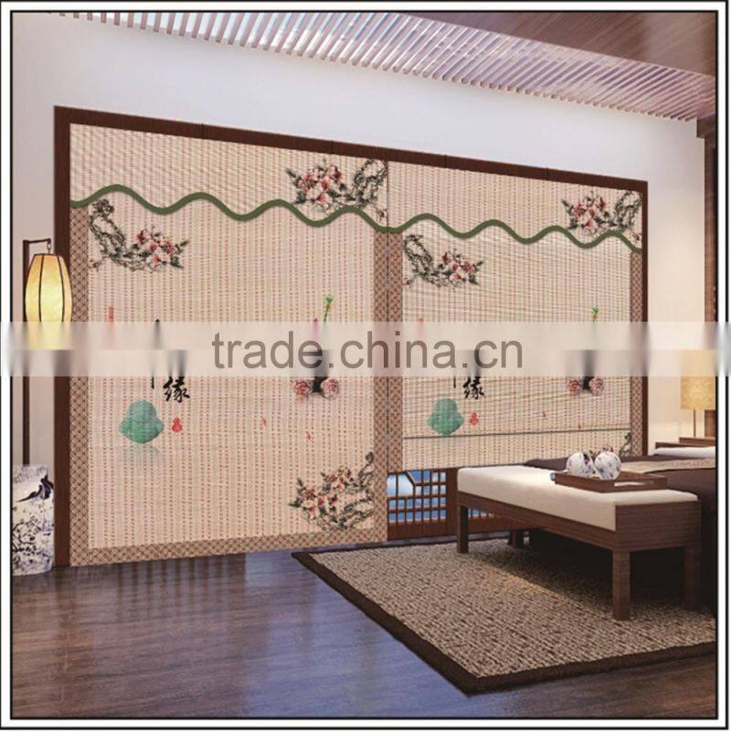 Kingo Bamboo Simple Roll Up Window blind shade natural color