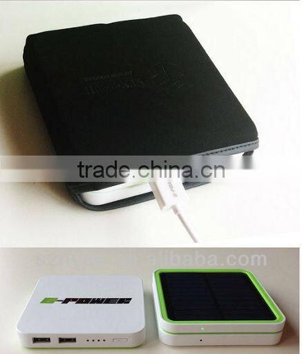 High Quality Solar Stackable Portable Power bank with CE FCC