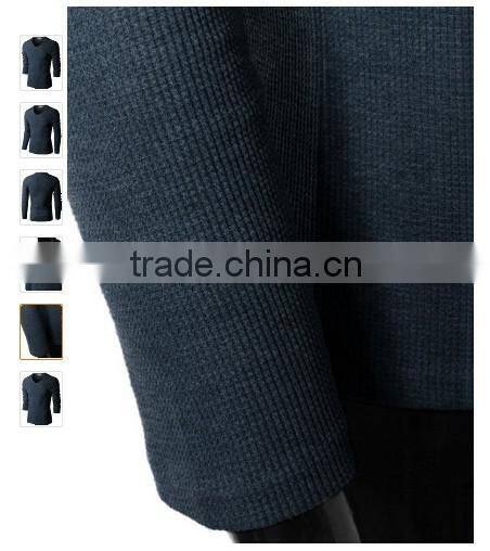 Dark blue Men round-neck T-shirt