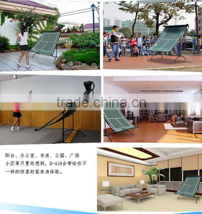 Tennis practice net tennis training device suitable for different level player