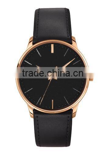 Hot sell gold case multi color strap image quartz watch