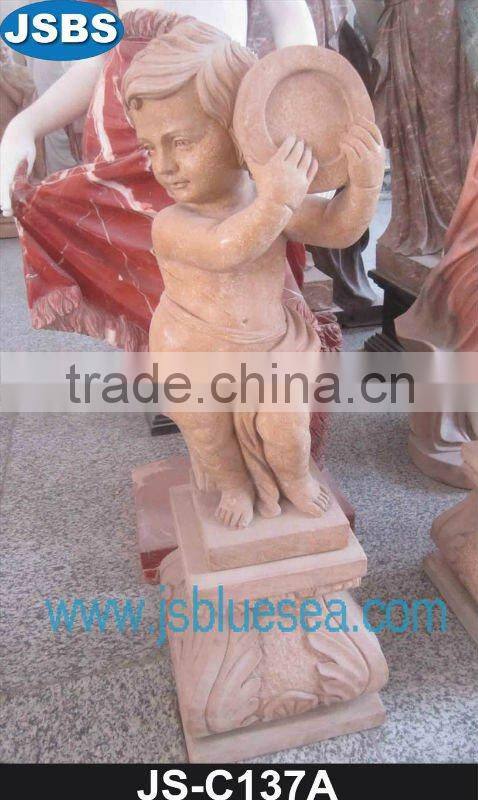 Marble virginal lady sculpture