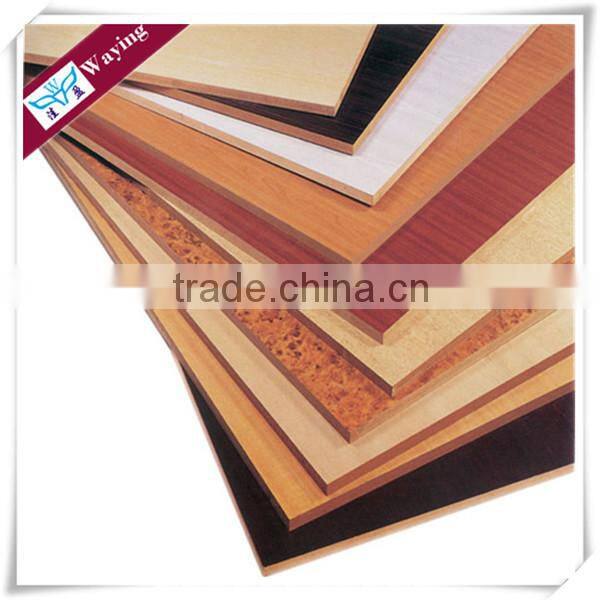 white melamine MDF board for kitchen cabinets design