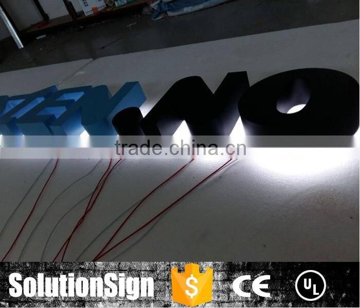 OEM metal frame DIY LED channel letters with stainless steel