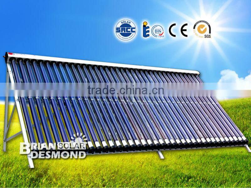 Separated Evacuated Tube Heat Pipe Solar Collector