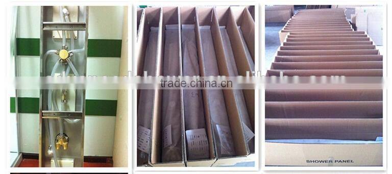 cheap popular stainless steel shower panel