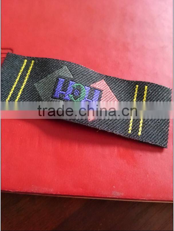 Woven labels with your company logo design customized in china