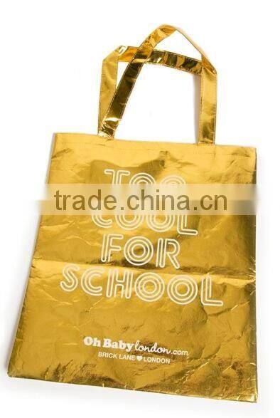 Metallic Laminated Shopper Bag