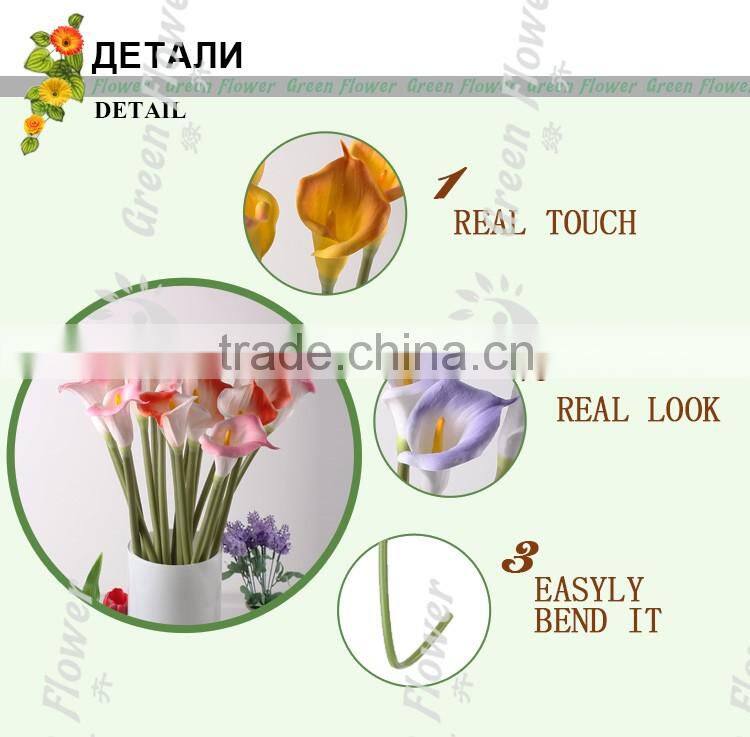 2016 M Calla Lily Artificial Flowers Real Touch Home Decorative Flowers Wreaths Flowers gift for Wedding Party Decoration