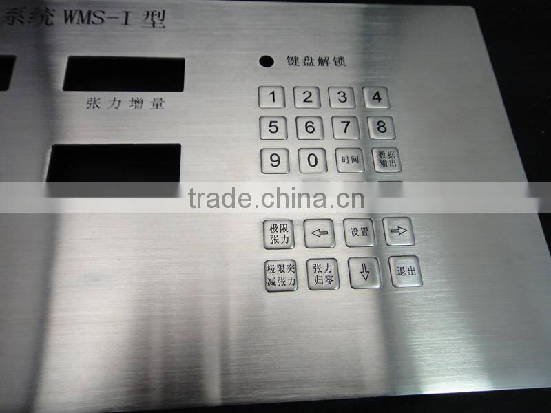 2015, The Latest Customized Industrial Stainless Steel Metal Keyboard