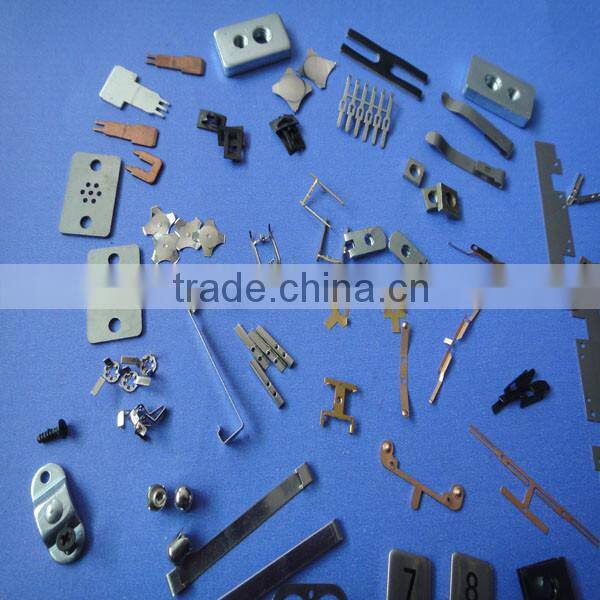 custom steel stamping sping plate / flat spring metal clip