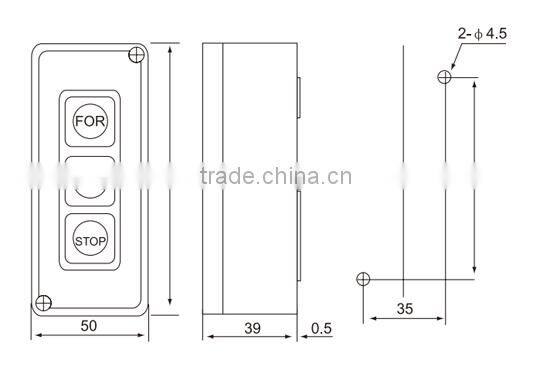 CNTD 2Position Push Button Switch CPB-3 ON OFF Control Button ElectricSwitch 3A 250V CPB-3