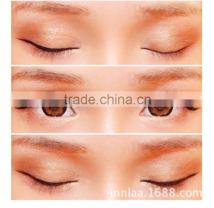 Kiss Me long lasting waterproof best eyeliner black slim liquid eyeliner with purple tube