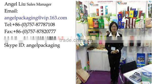 Easily Open Laser Scoring Stand Up Pouch With Resealable Ziplock