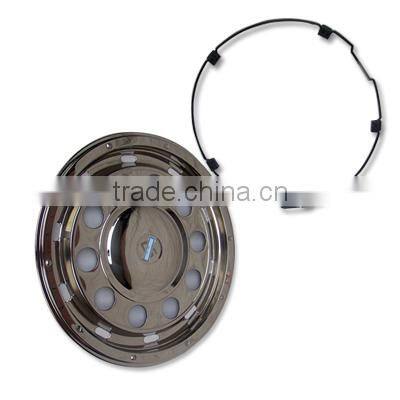 22.5''stainless steel truck universal wheel cover,wheel trim