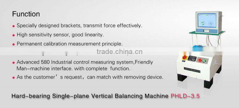3.5kg Single Plane Vertical Balancing Machine