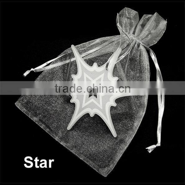 Acrylic Snowflake Christmas Tree Decorations set of 3