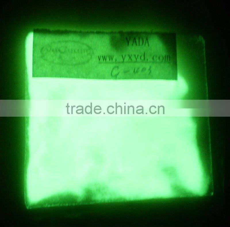 super glow yellow-green powder pigment/high glow yellow-green powder/luminous powder