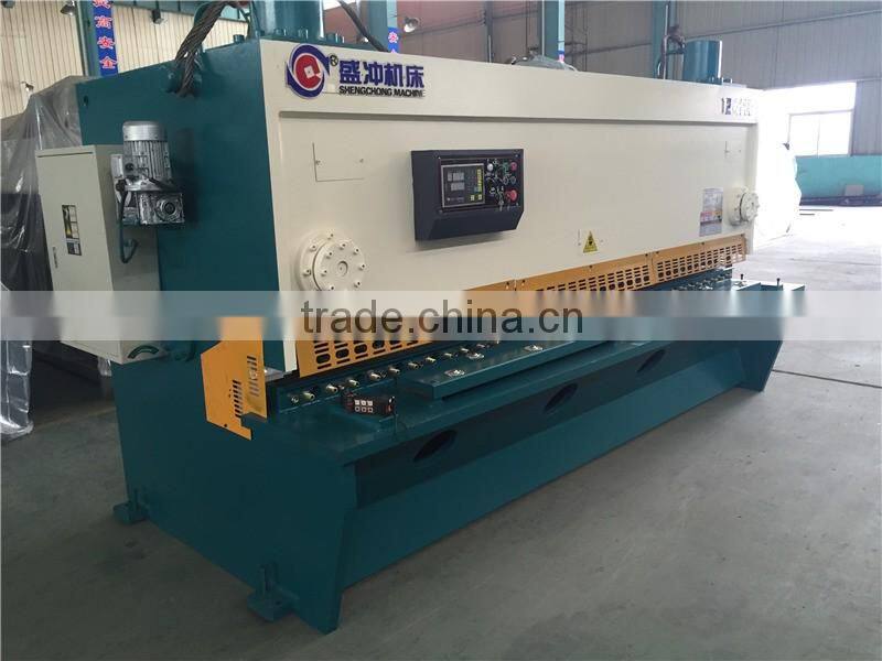 scmt SS sheet guillotine shearer, SS plate guillotine shearer, SS plate guillotine cutter