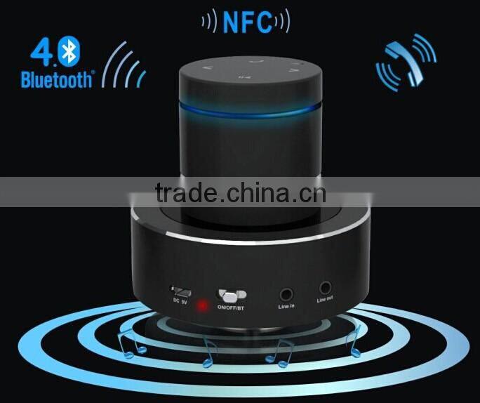 26W NFC Compact Vibration Speaker Wireless Microphone, A Great Mix of Portability and Strong Bass Sound Quality