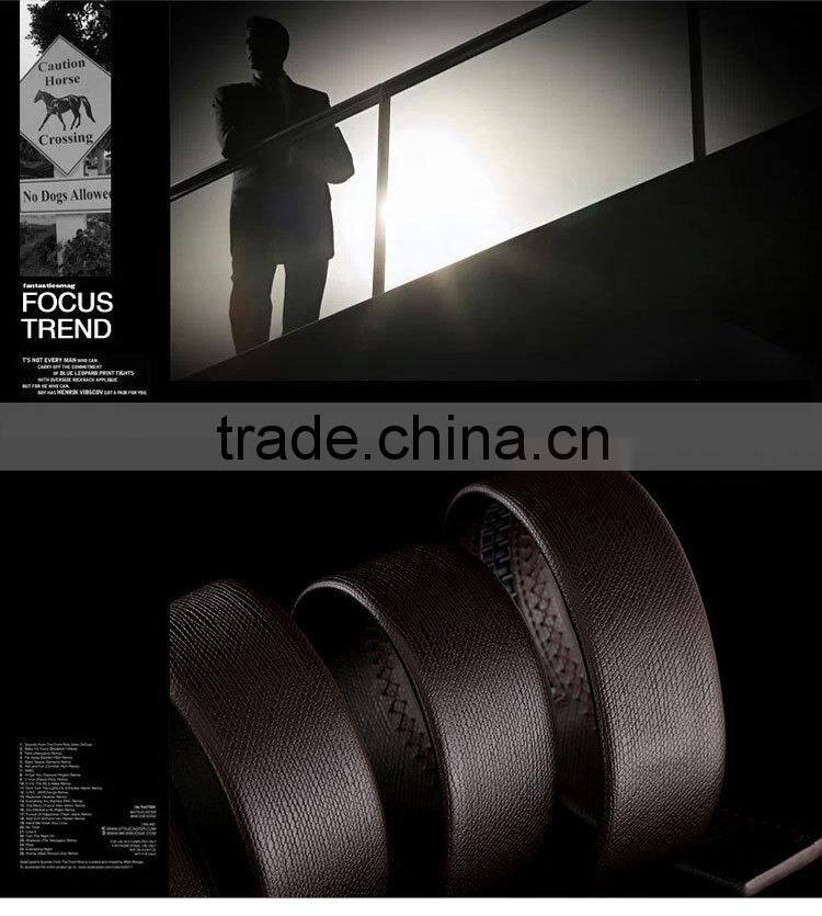 Men luxury metal letters anti-allergy automatic buckle belt