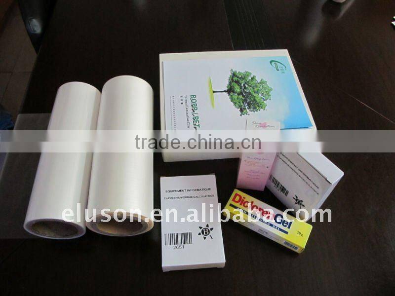 with Velvet Touch Coating BOPP Matte Thermal Laminating Film 30mic