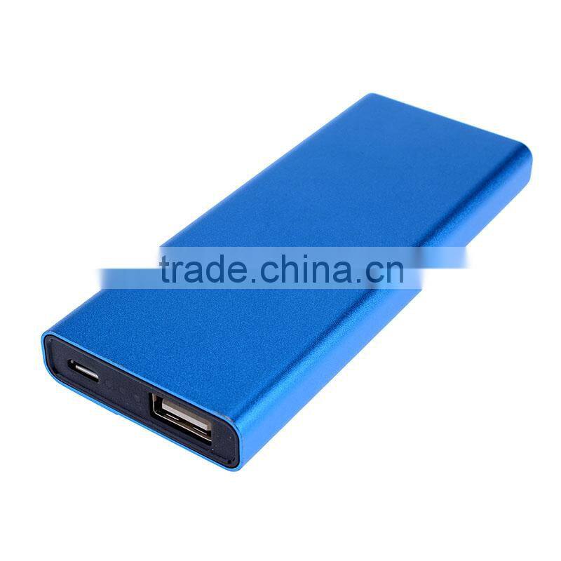 Aluminum Alloy Case Polymer Battery Charger Universal Mobile Power Bank 3000mAh