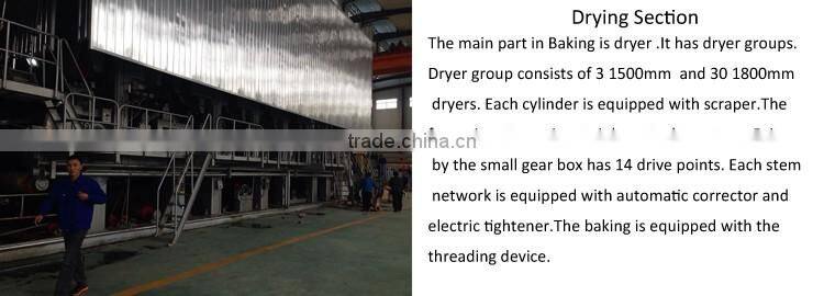 Turn-key project for tissue paper mills/ tissue paper making machine for sale