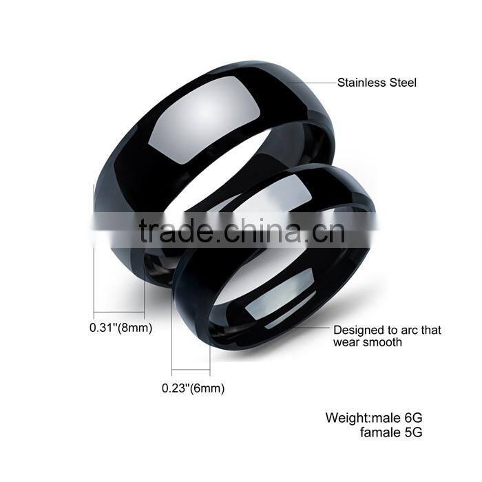 2016 black stailess steel hot fashion seals o ring