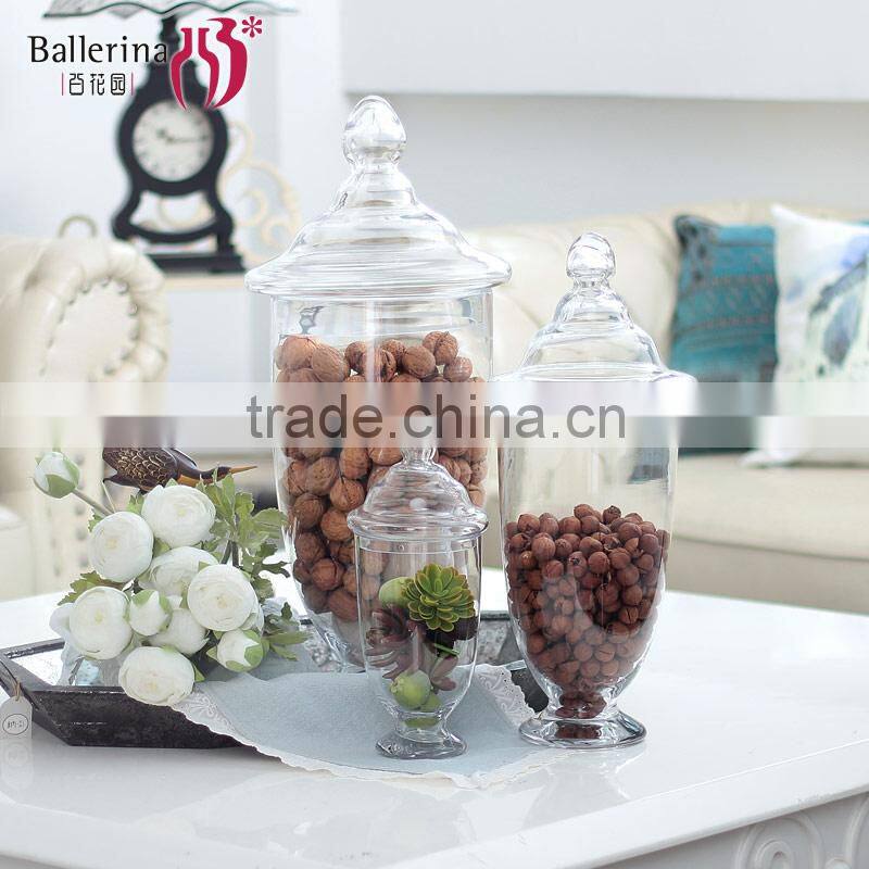 Promotion Cheap Clear glass candy buffet