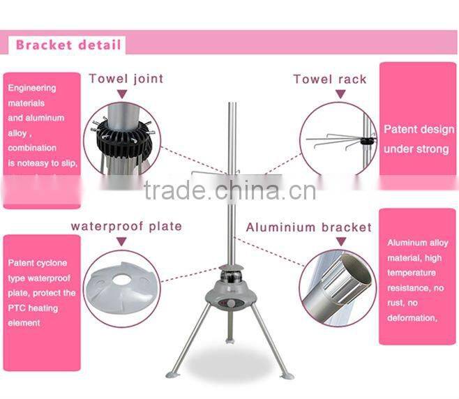 1200W china imported automatic portable electric clothes dryer with rotating
