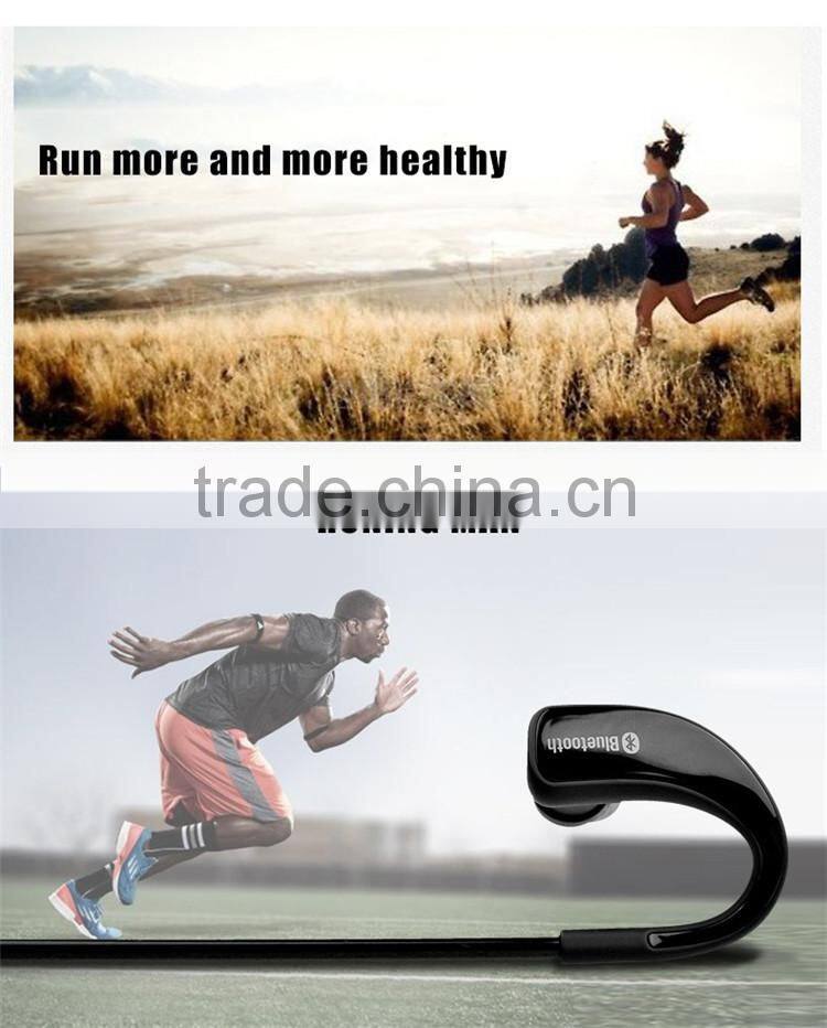 SM808 Bluetooth V4.0 Earphone HIFI In Ear Earbud Headphones Wireless Sports Stereo Bluetooth Headset High Definition Sweatproof