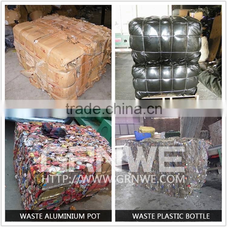 used clothes textile compress baling machine